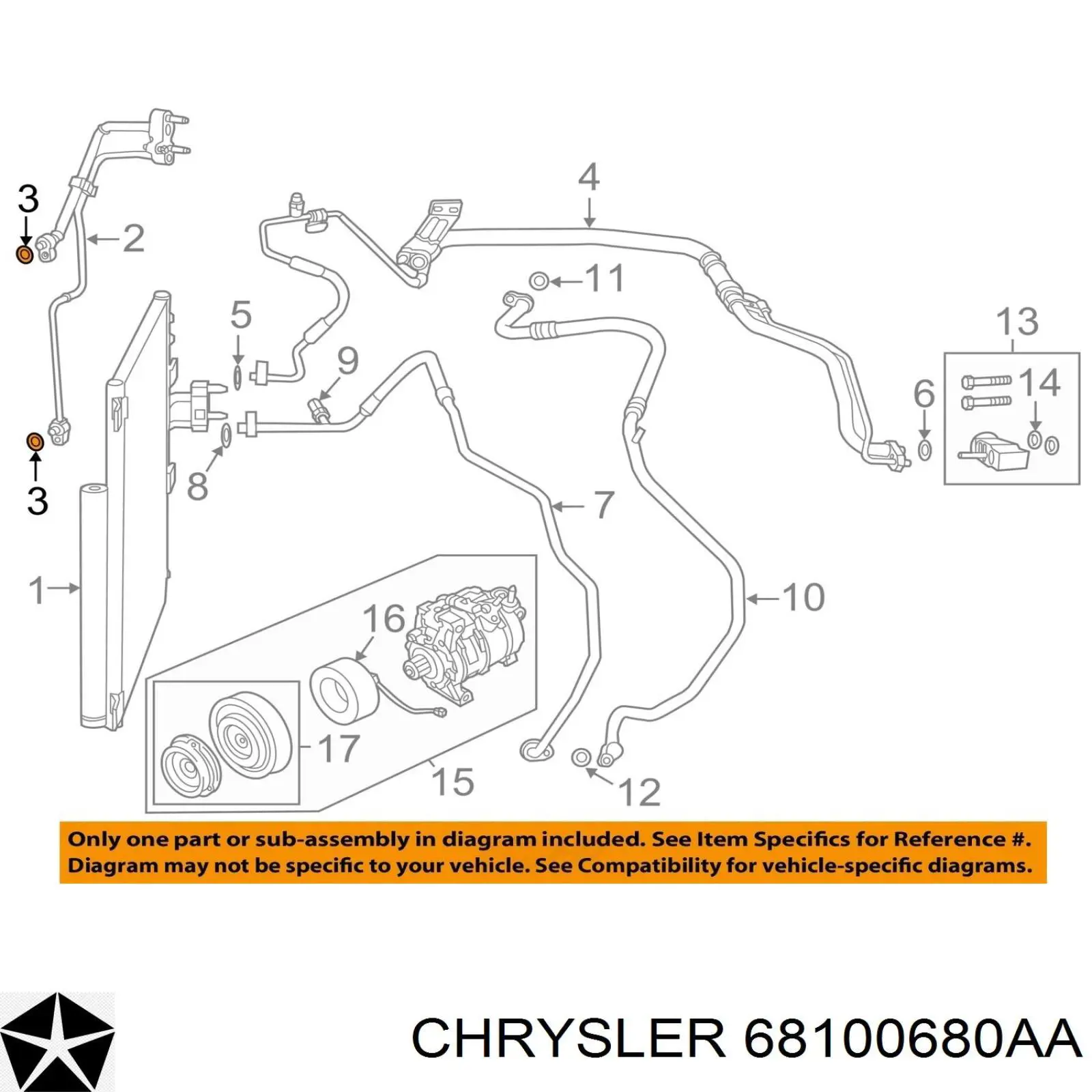 68100680AA Chrysler 