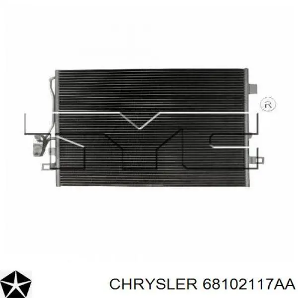 Compre 68102117AA Chrysler Radiador de aparelho de ar condicionado