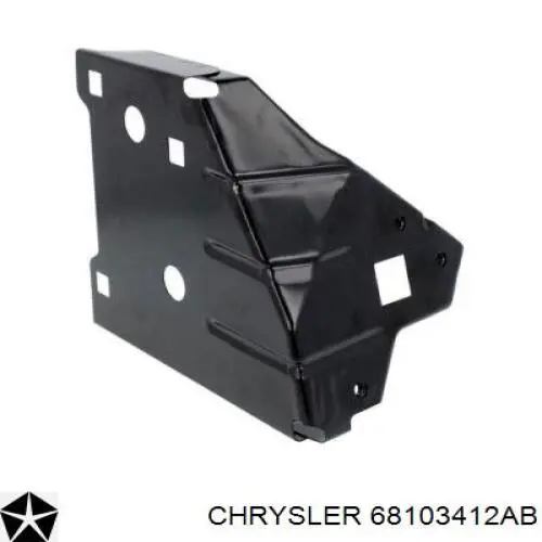 68103412AB Chrysler Consola dianteira de fixação do pára-lama dianteiro direito
