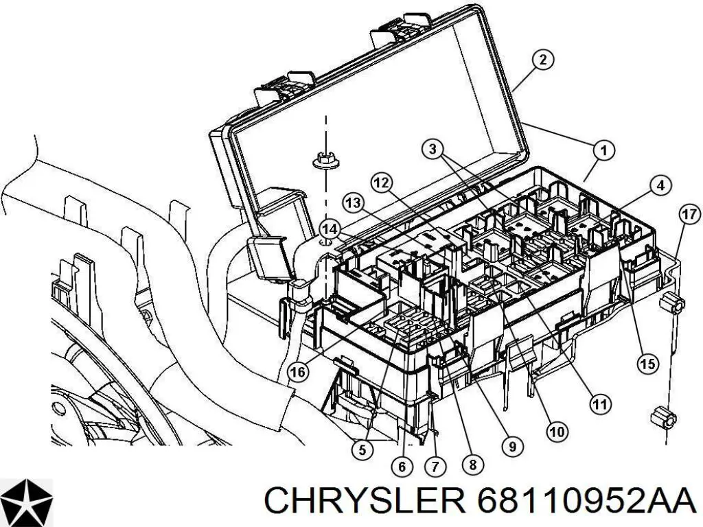 Relê de ventilador Chrysler 68110952AA preço, a partir de 8,25 USD