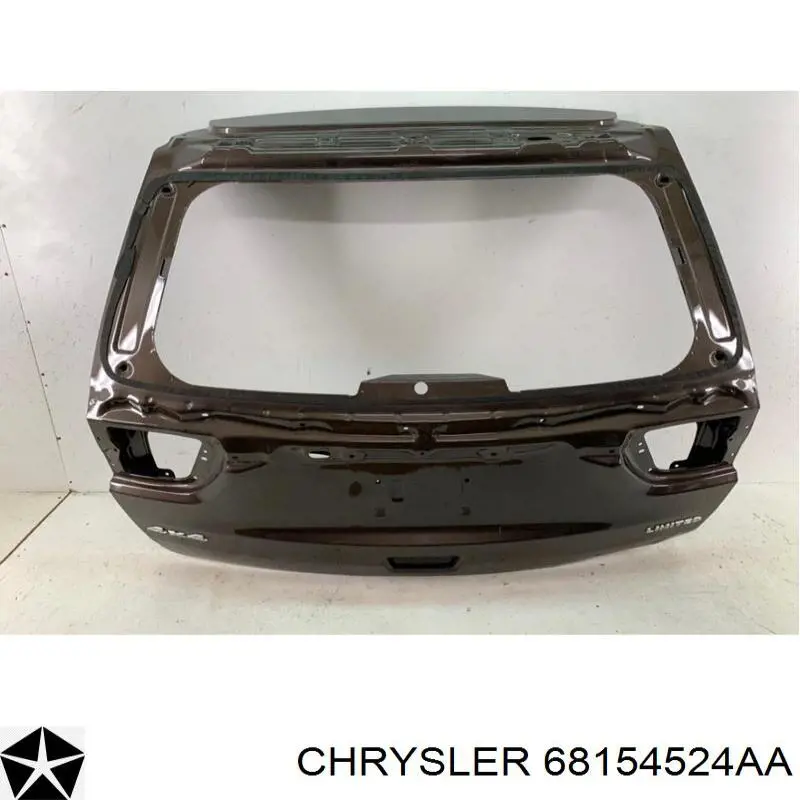 68154524AA Chrysler Porta traseira (3ª/5ª porta-malas (tampa de alcapão)