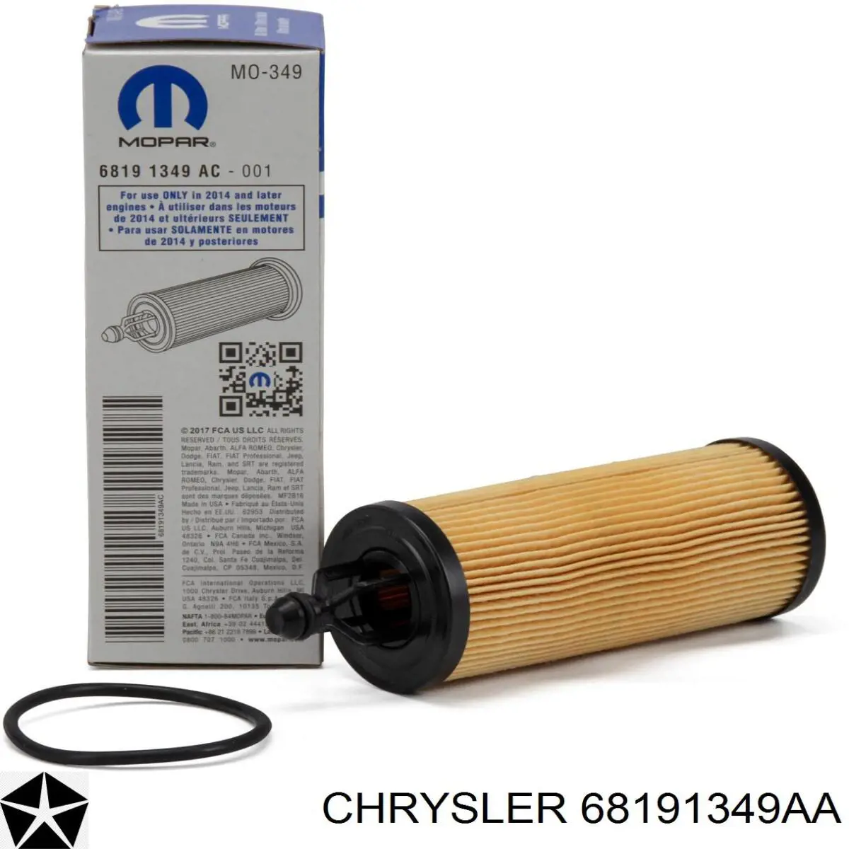 Filtro de óleo Chrysler 68191349AA preço, a partir de 10,50 USD
