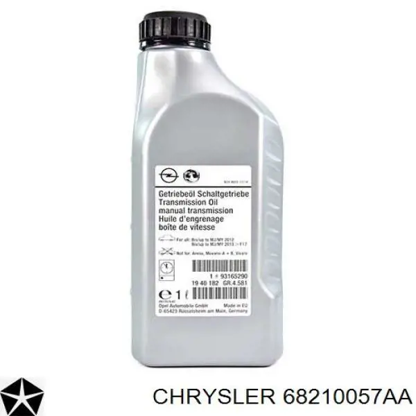 68210057AA Chrysler Óleo de transmissão