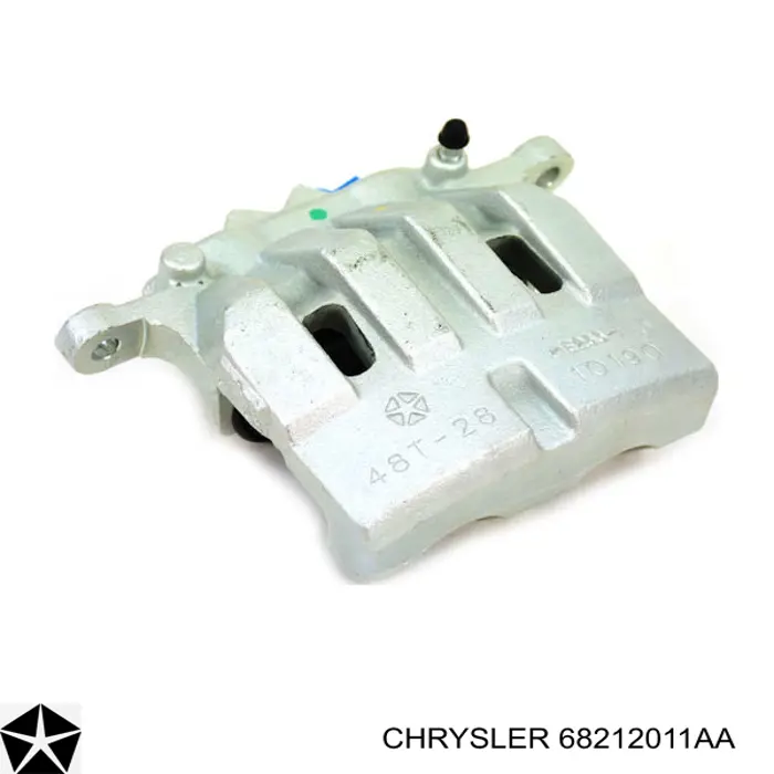 68212011AA Chrysler Suporte do freio dianteiro esquerdo
