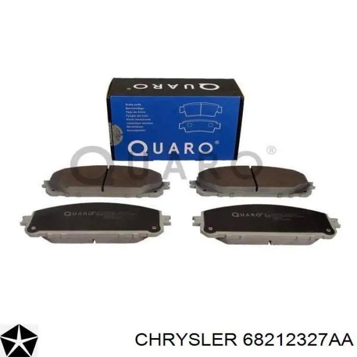 Compre 68212327AA Chrysler Sapatas do freio dianteiras de disco
