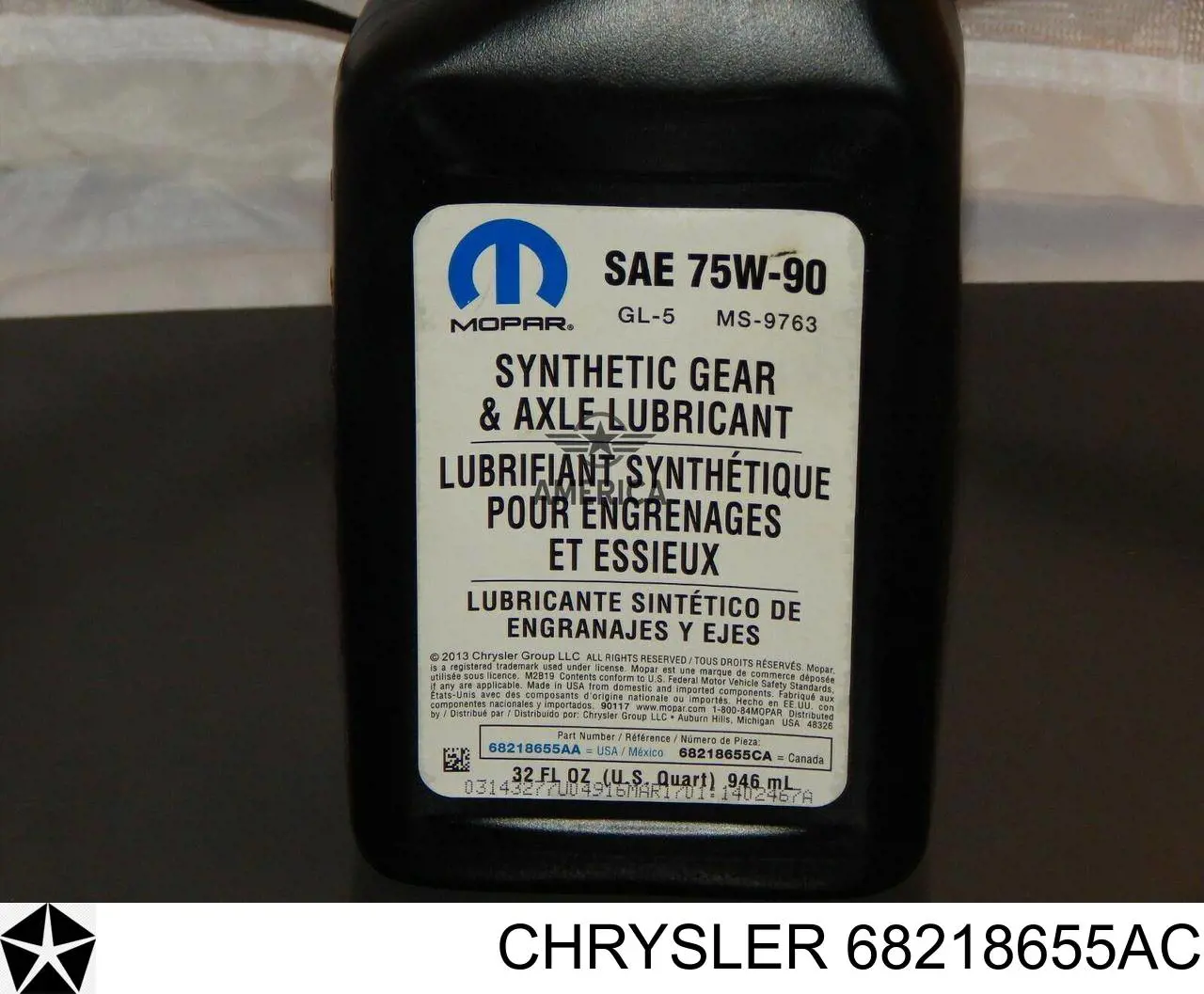 68218655AC Chrysler Óleo de transmissão