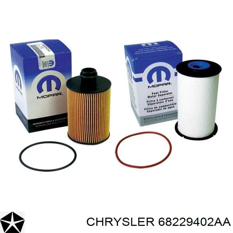 Filtro de óleo Chrysler 68229402AA preço, a partir de 10,89 USD