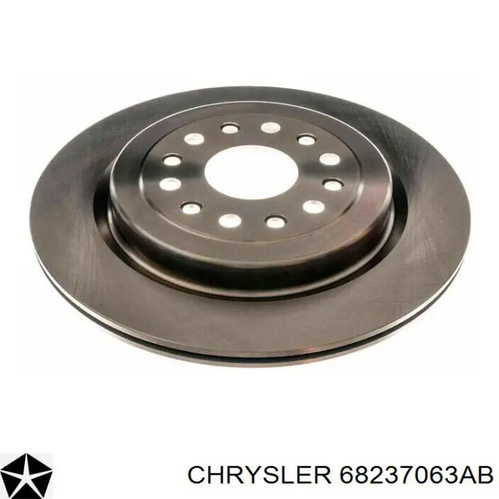 68237063AB Chrysler Disco do freio dianteiro
