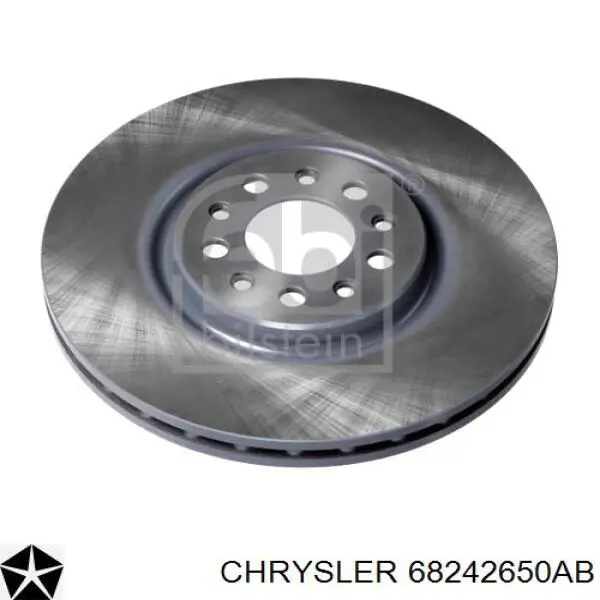 Disco do freio dianteiro Chrysler 68242650AB preço, a partir de 72,73 USD