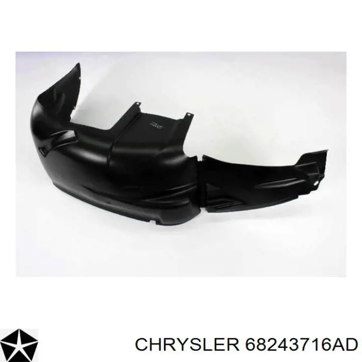 Compre 68243716AD Chrysler Pára-lama dianteiro direito
