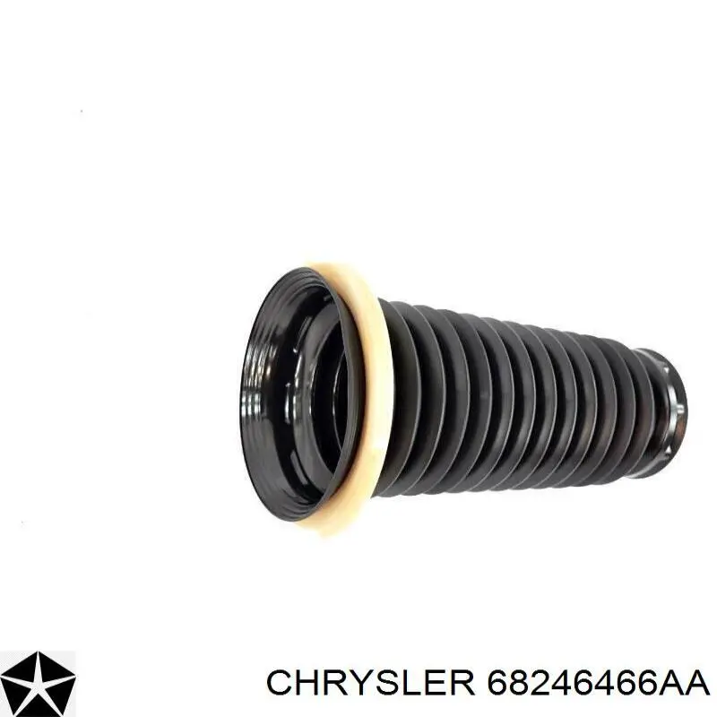 68246466AA Chrysler Pára-choque (grade de proteção) de amortecedor traseiro + bota de proteção