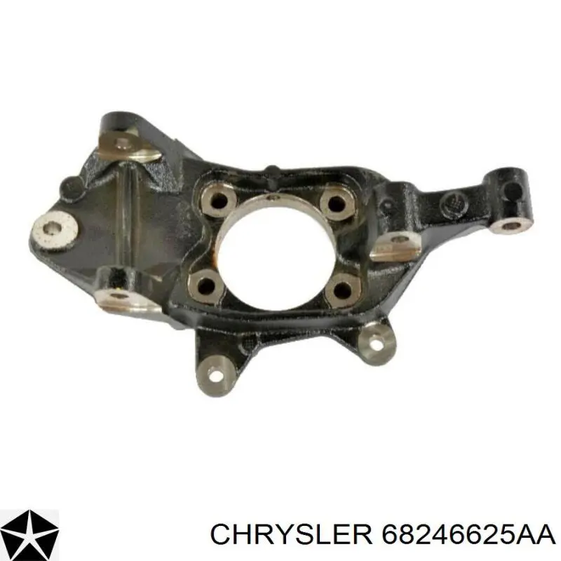 68246625AA Chrysler Pino moente (extremidade do eixo) traseiro esquerdo