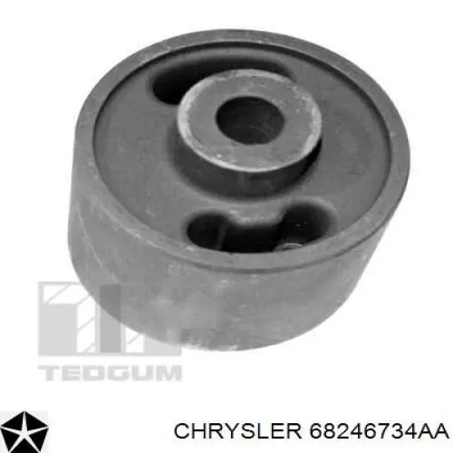 Compre 68246734AA Chrysler Barra longitudinal de suspensão traseira esquerda