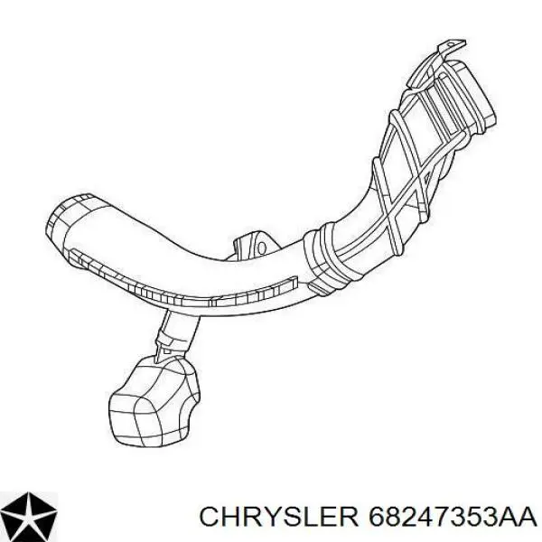 Tomada de ar de filtro de ar Chrysler 68247353AA preço, a partir de 59,87 USD