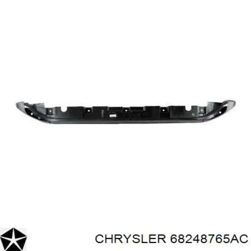68248765AC Chrysler Spoiler do pára-choque dianteiro