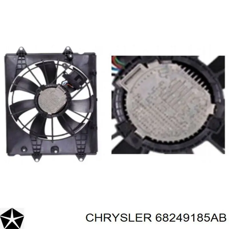 Difusor do radiador de esfriamento, montado com motor e roda de aletas Chrysler 68249185AB preço, a partir de 247,86 USD