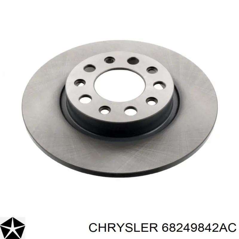 68249842AC Chrysler Disco do freio traseiro