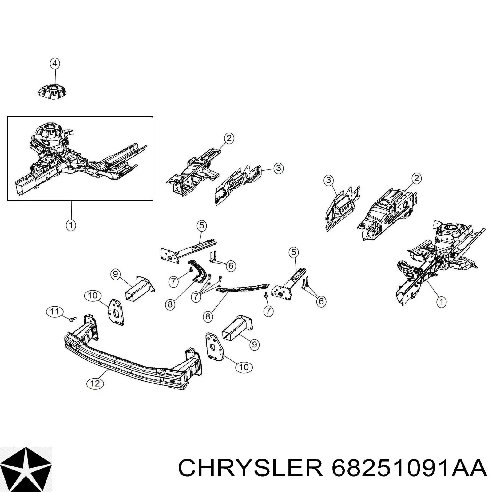  Chrysler 68251091AA preço, a partir de 27,56 USD