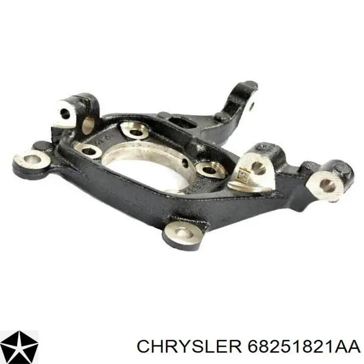 68251821AA Chrysler Pino moente (extremidade do eixo) dianteiro esquerdo