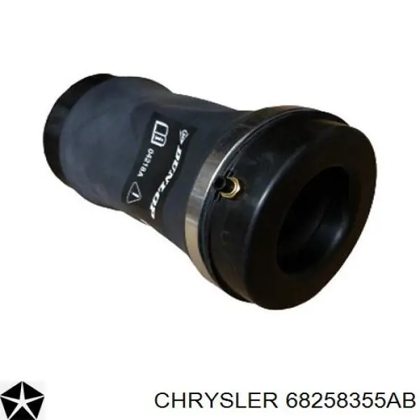 68258355AB Chrysler Coxim pneumático (suspensão de lâminas pneumática) do eixo traseiro