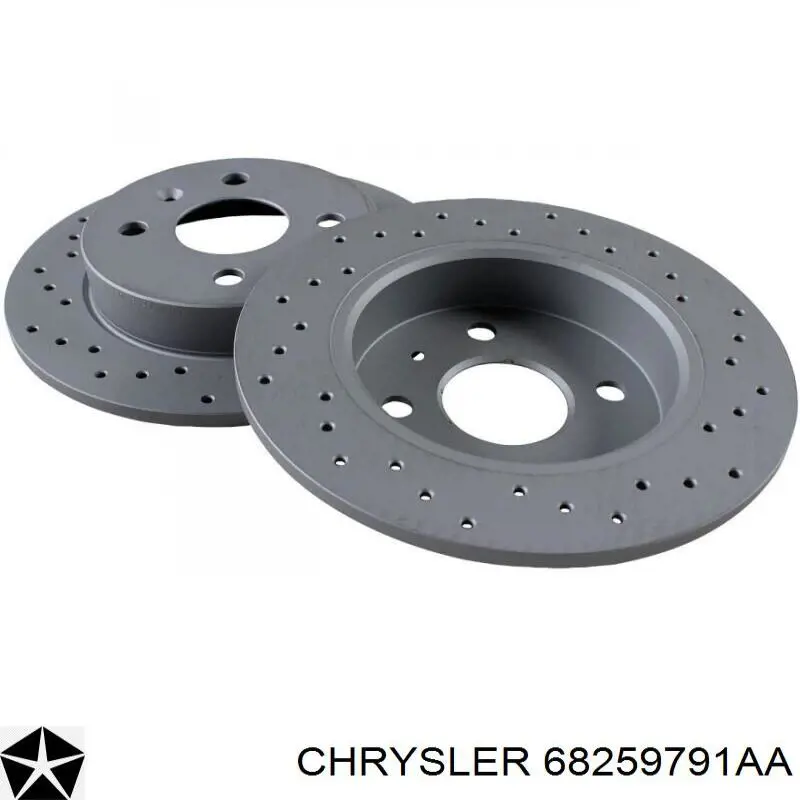 Disco do freio dianteiro Chrysler 68259791AA preço, a partir de 71,69 USD