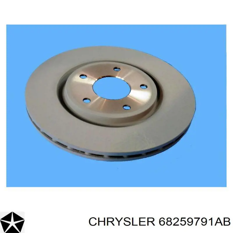 Compre 68259791AB Chrysler Disco do freio dianteiro