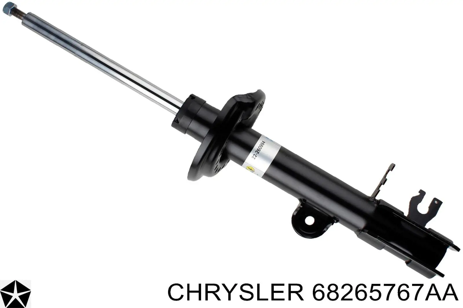 68265767AA Chrysler Amortecedor traseiro direito