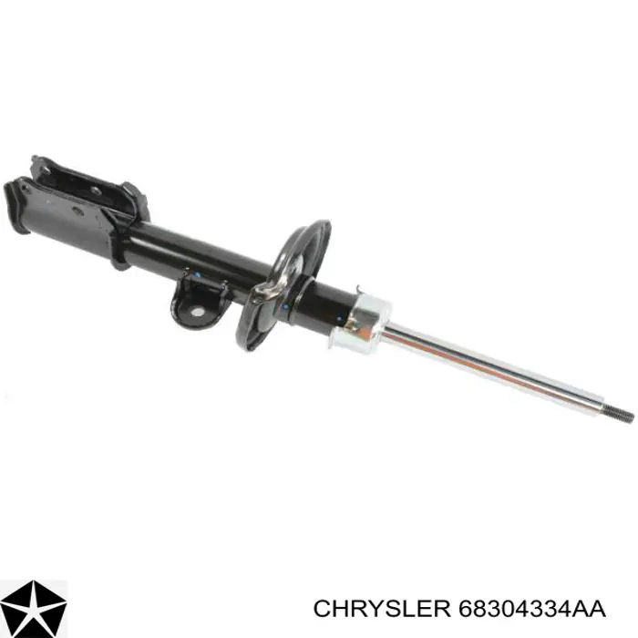 Compre 68304334AA Chrysler Amortecedor dianteiro esquerdo