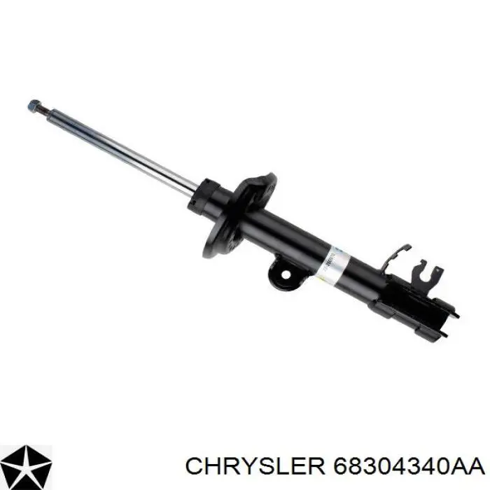 68304340AA Chrysler Amortecedor traseiro direito