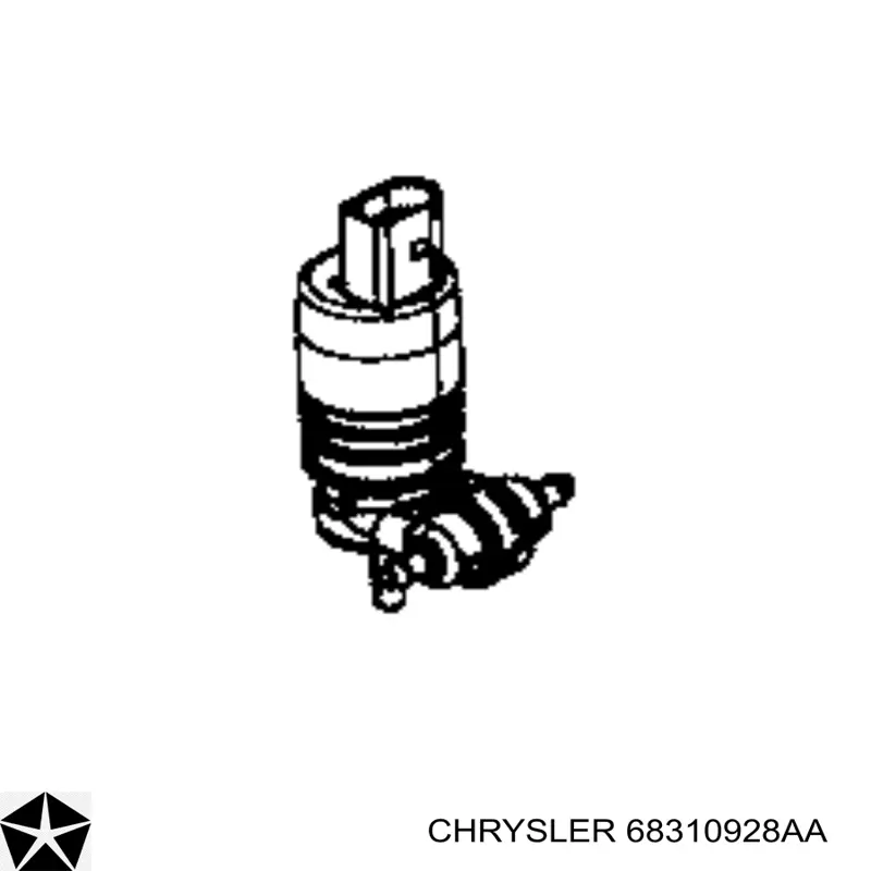 Bomba de motor de fluido para lavador de vidro dianteiro Chrysler 68310928AA preço, a partir de 96,37 USD