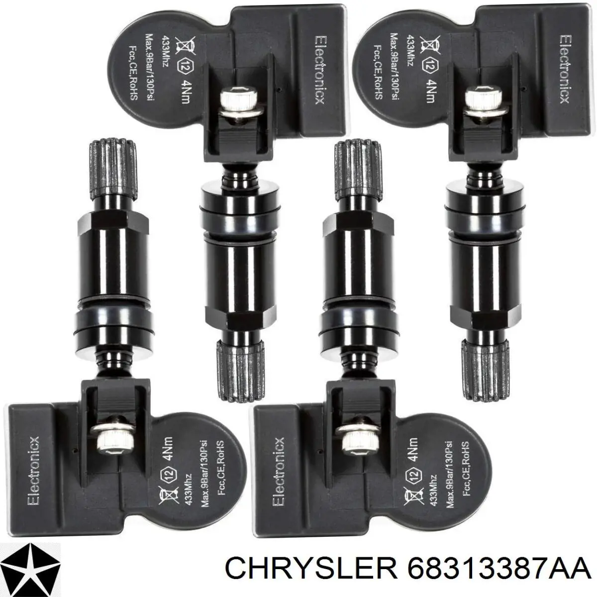 Sensor de pressão de ar nos pneus Chrysler 68313387AA preço, a partir de 31,18 USD