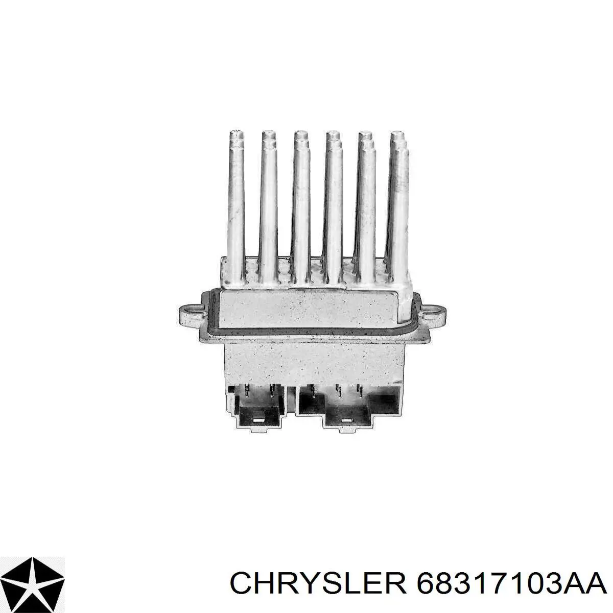 Resistor de motorzinho de ventilador de aparelho de ar condicionado Chrysler 68317103AA preço, a partir de 54,48 USD
