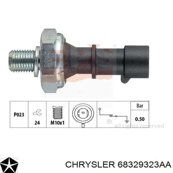 Compre 330833 ERA Sensor de pressão de óleo