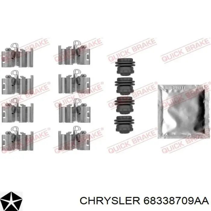 52029648 Chrysler Suporte do freio traseiro esquerdo