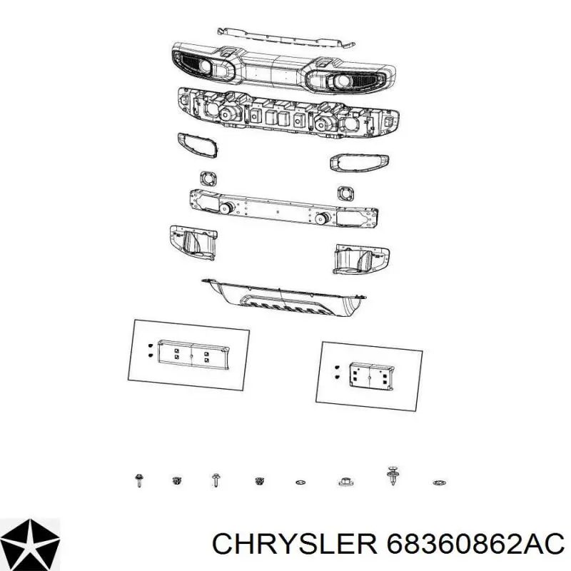  Chrysler 68360862AC preço, a partir de  
