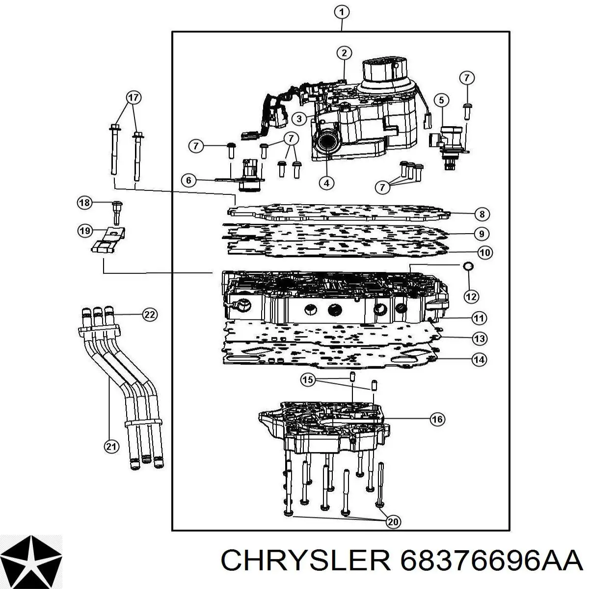 Solenoide da Caixa Automática de Mudança Chrysler 68376696AA preço, a partir de 648,45 USD