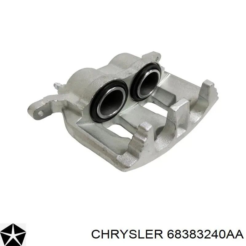 68383240AA Chrysler Suporte do freio dianteiro direito