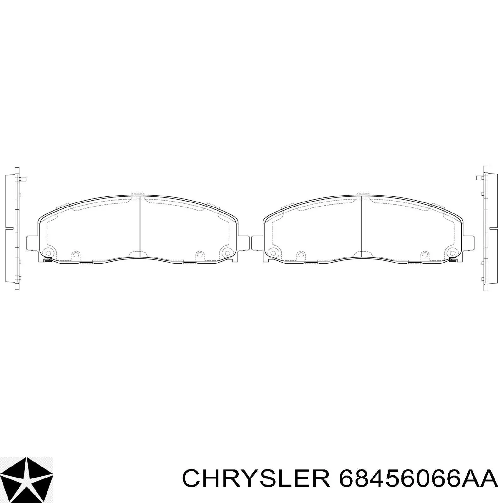  Chrysler 68456066AA preço, a partir de 268,47 USD