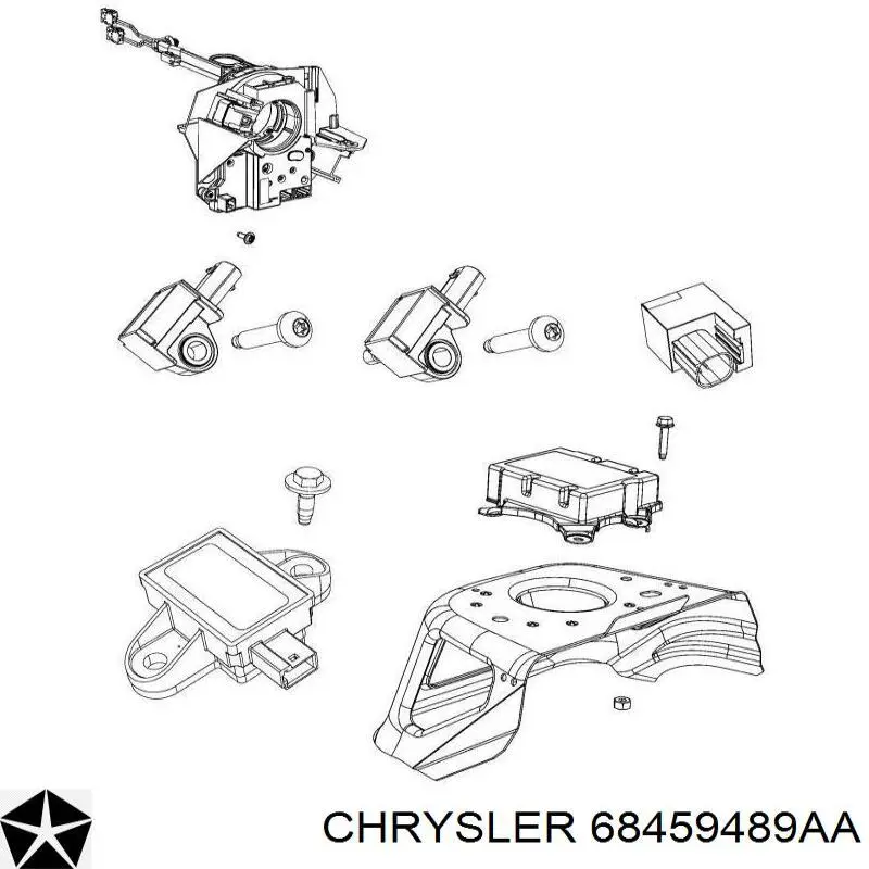 Anel AIRBAG de contato, cabo plano do volante Chrysler 68459489AA preço, a partir de 145,81 USD