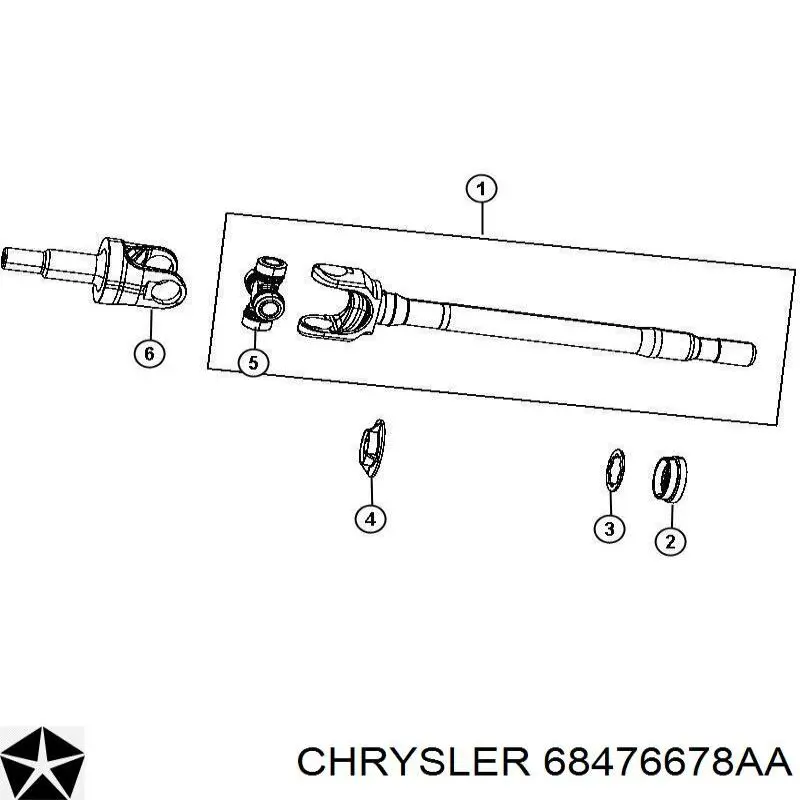 68476678AA Chrysler 
