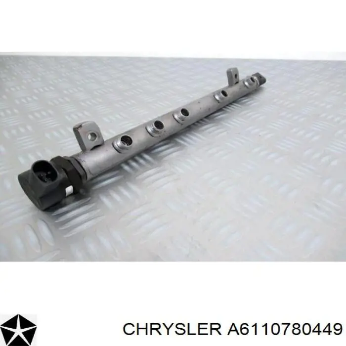 Regulador de pressão de combustível na régua de injectores A6110780449 Chrysler