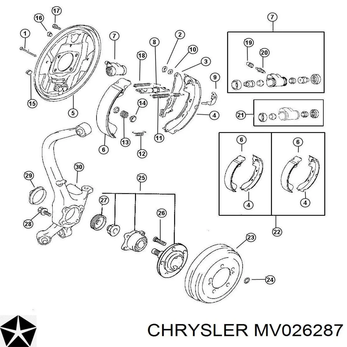  Mitsubishi MV026287 preço, a partir de  