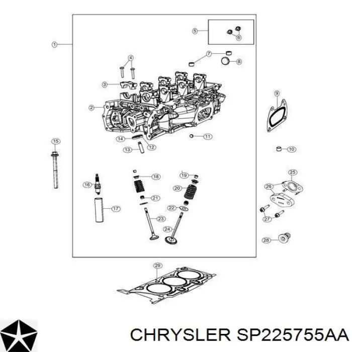 Vela de ignição Chrysler SP225755AA preço, a partir de 19,25 USD