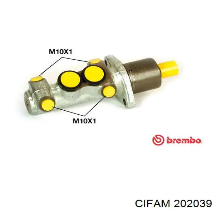 Cilindro mestre do freio Cifam 202039 preço, a partir de 44,81 USD