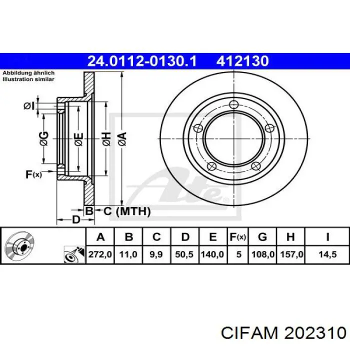Compre 202310 Cifam Cilindro mestre do freio