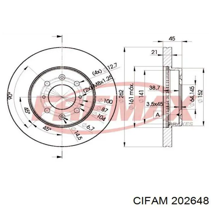 Compre 202648 Cifam Cilindro mestre do freio