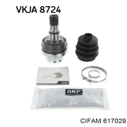 Junta homocinética interna dianteira Cifam 617029 preço, a partir de 45,85 USD