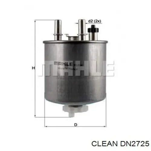 Filtro de combustível DN2725 Clean