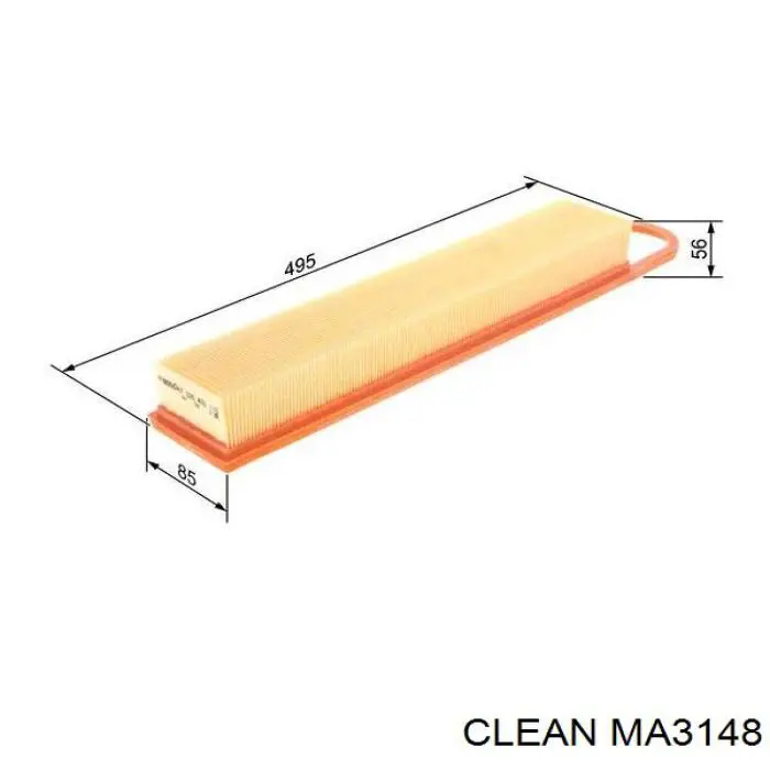 Filtro de ar Clean MA3148 preço, a partir de 9,26 USD