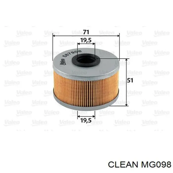Filtro de combustível Clean MG098 preço, a partir de 6,43 USD